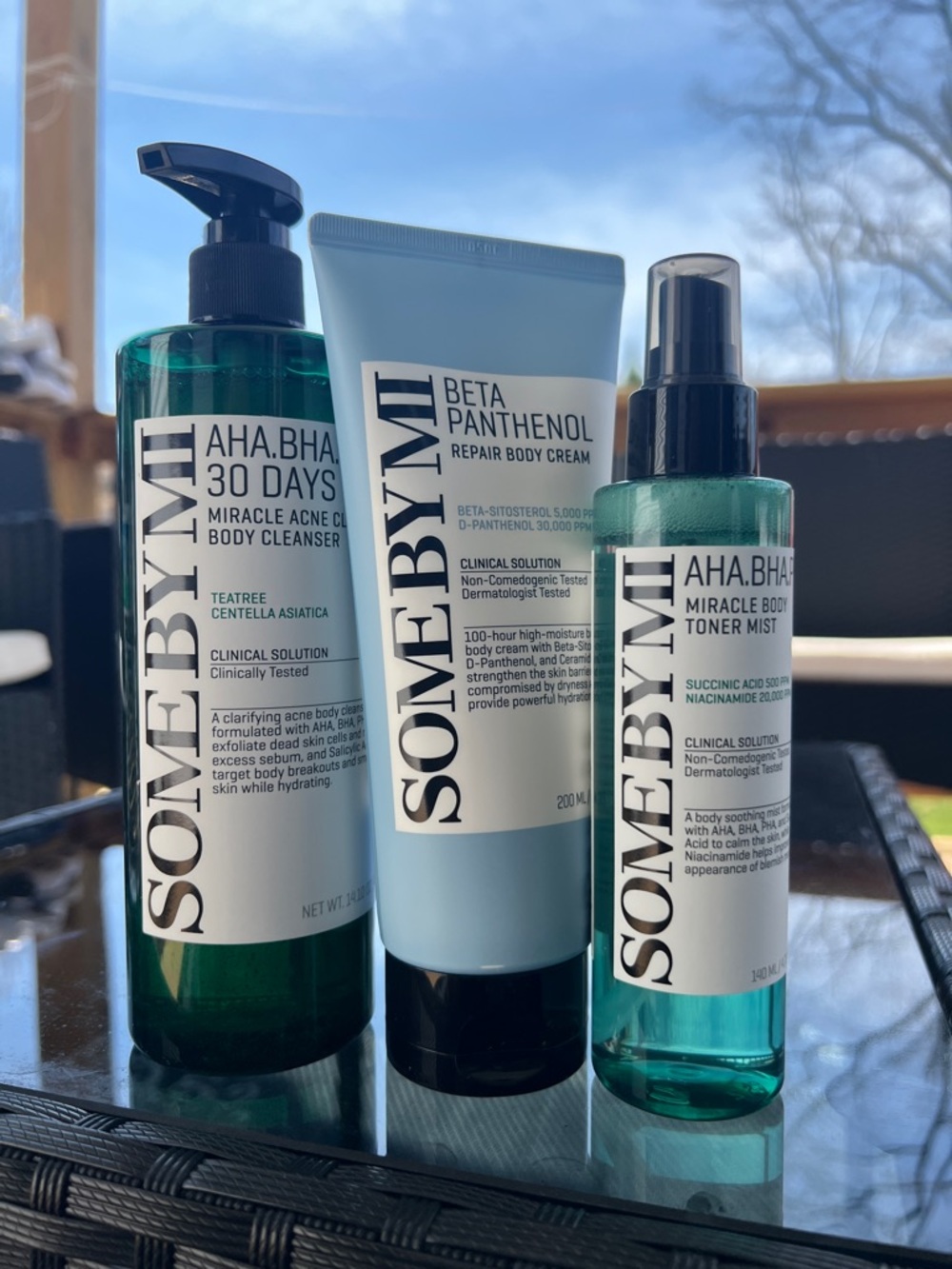 SOME BY MI Full Body Miracle Repair Set - Green & Light Blue